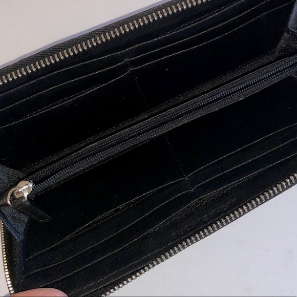 Michael Kors Black Checkbook Wallet - Picture 4 of 4